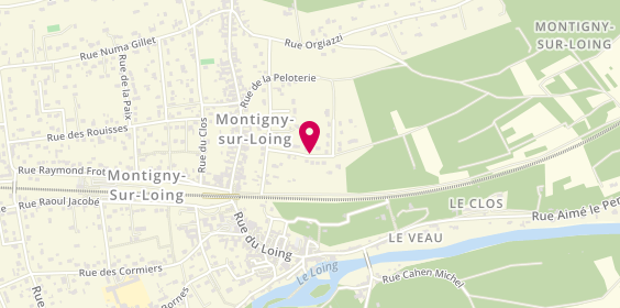 Plan de Bj 77, 5 Rue Guions, 77690 Montigny-sur-Loing