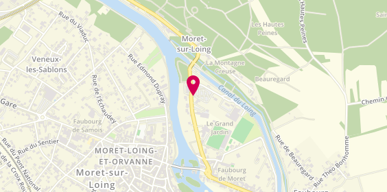 Plan de Montigny Isneld, 31 Route St Mammès, 77250 Moret-sur-Loing