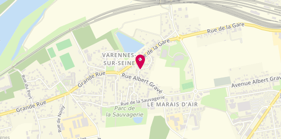 Plan de Meriel Patrice, 20 Rue Couvraines, 77130 Varennes-sur-Seine