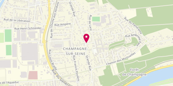 Plan de Renty Claude, 117 Rue Grande, 77430 Champagne-sur-Seine