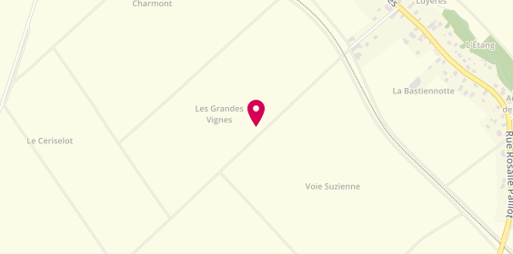 Plan de Céline Vernet Taxi CRENEY PRES TROYES, 160 Rue Rosalie Paillot, 10150 Luyères