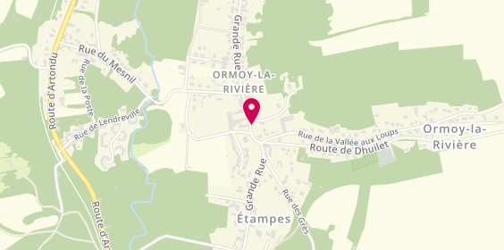 Plan de Taxi Chevreau, 60 Grande Rue, 91150 Ormoy-la-Rivière