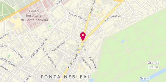 Plan de Taxi Eric Sellier, 40 Rue Grande, 77300 Fontainebleau