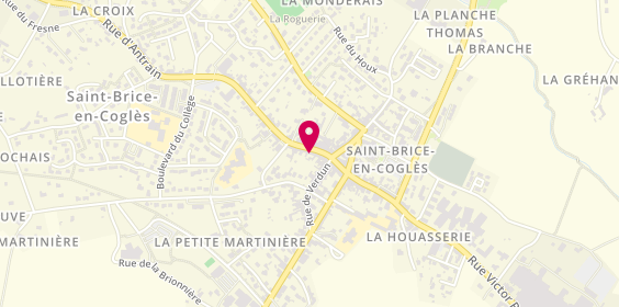 Plan de Taxi Avril, 12 Bis Rue Chateaubriand, 35460 Saint-Brice-en-Coglès