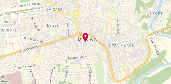 Plan de Dinan Taxi, 9 Place Duclos, 22100 Dinan