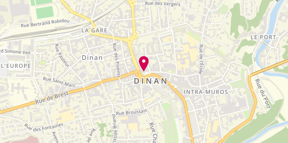 Plan de Agence Dumoulin Taxi, 9 Place Duclos, 22100 Dinan
