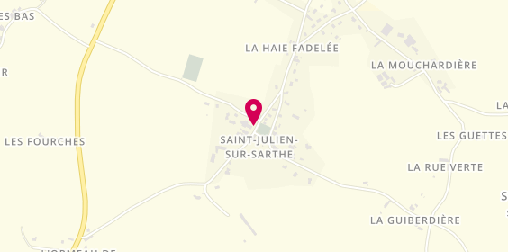 Plan de Taxis Béreau, Lieu-Dit Champs Eglise, 61170 Saint-Julien-sur-Sarthe