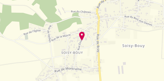 Plan de Taxi Touzard, 6 Rue Emile Tripé, 77650 Soisy-Bouy