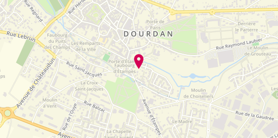 Plan de Taxi Dourdan, Rue de la Rousserolle, 91410 Dourdan