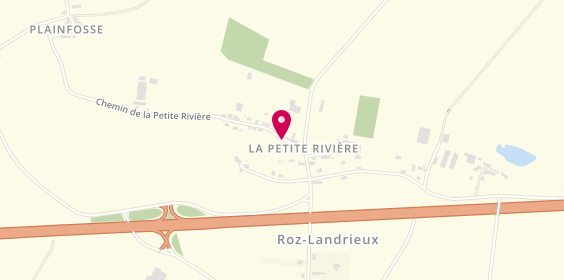 Plan de Taxi Fontaine Raoul, La Petite Rivière, 35120 Roz-Landrieux