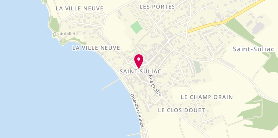 Plan de Taxi Salmon Didier, 10 Rue du Pave, 35430 Saint-Suliac