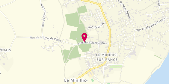 Plan de A Babord Taxi Martine, 3 Rue Croix de Plélan, 35870 Le Minihic-sur-Rance