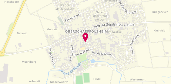 Plan de Schoettel Germain, Taxi d'Oberschaeffolsheim 12 A Impasse Ecole Maternelle, 67203 Oberschaeffolsheim