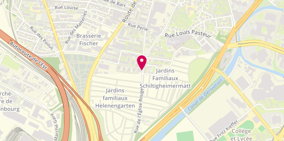 Plan de Ahrouille Hafid, 30 Rue Patrie, 67300 Schiltigheim