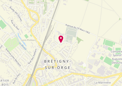 Plan de ABC Bretigny Taxi Gare, Rue Guet de St Pierre, 91220 Brétigny-sur-Orge