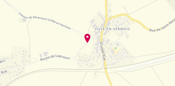 Plan de Wegerich Robert, Route Lupcourt, 54210 Ville-en-Vermois