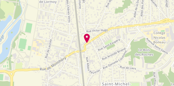 Plan de Association des Taxis de St Michel sur Orge, 7 Route Ste Geneviève, 91240 Saint-Michel-sur-Orge