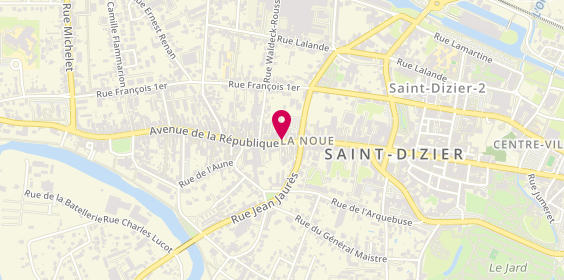 Plan de Taxi G Gauthier, 142 Avenue République, 52100 Saint-Dizier