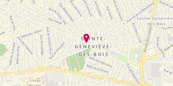 Plan de Bouderbala Ahmed, 195 Avenue Salvador Allende, 91700 Sainte-Geneviève-des-Bois