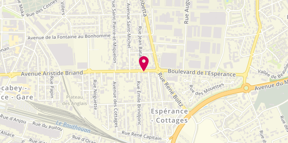 Plan de Taxi Ambulances Lemoult, 82 Avenue Aristide Briand, 35400 Saint-Malo