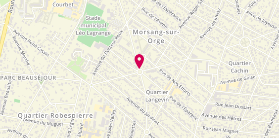 Plan de Allo Taxi Jean Pinheiro, 58 Rue Epargne, 91390 Morsang-sur-Orge