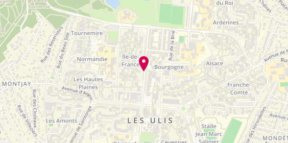 Plan de Les Amonts Phone, Avenue Champs Lasniers, 91940 Les Ulis