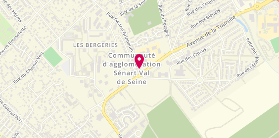 Plan de Accès Taxi Radio Vigneux, 92 Rue Gaston Grinbaum, 91270 Vigneux-sur-Seine