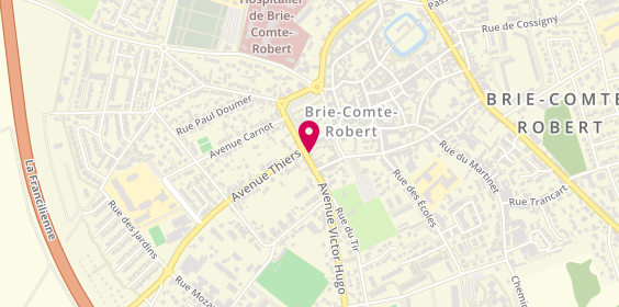 Plan de A Brie Taxi Merah, 41 Rue Albert Camus, 77170 Brie-Comte-Robert