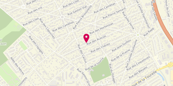 Plan de Taxis, 33 Rue des Acacias, 91270 Vigneux-sur-Seine