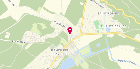 Plan de GSB Taxi, 12 Rue Maincourt, 78720 Dampierre-en-Yvelines