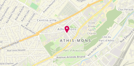 Plan de Aubert Transport, 24 Rue Valentin Conrart, 91200 Athis-Mons