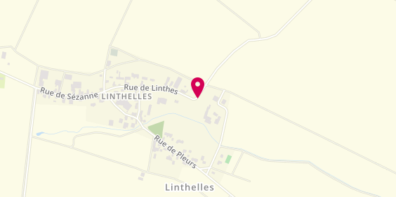 Plan de Taxi Linthellois, 11 Rue Pleurs, 51230 Linthelles