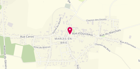 Plan de Taxi Bourel Claude, Lieu-Dit la Croix St Pierre, 77610 Marles-en-Brie