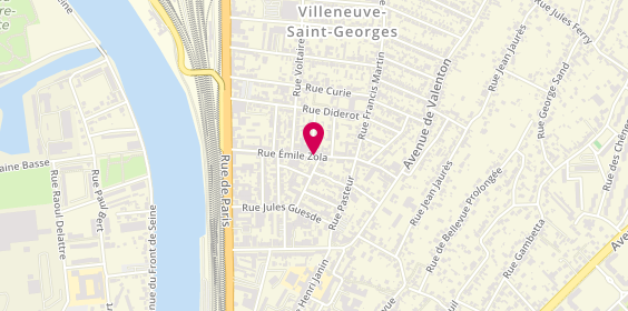Plan de Taxi Moto bbbike, 24 Rue Emile Zola, 94190 Villeneuve-Saint-Georges