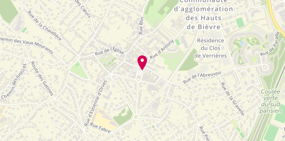 Plan de Taxi Rudolphe, Place Charles de Gaulle, 91370 Verrières-le-Buisson
