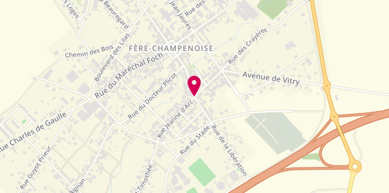Plan de Taxi Michel, 120 Rue Mar Joffre, 51230 Fère-Champenoise