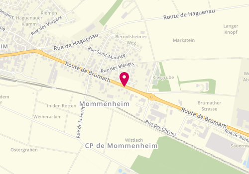 Plan de Taxi Hemmerle Luc, 60 Route de Brumath, 67670 Mommenheim