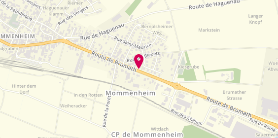 Plan de Taxi Hemmerlé Luc, 60 Route Brumath, 67670 Mommenheim