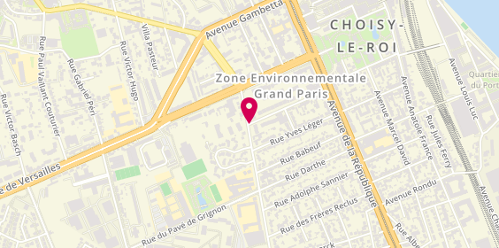 Plan de Taxi Henri Rouah, 7 Avenue du Maréchal de Lattre de Tassigny, 94600 Choisy-le-Roi