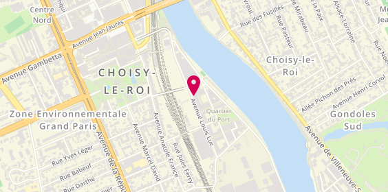Plan de Chrahim Tayeb, 6 Avenue Louis Luc, 94600 Choisy-le-Roi