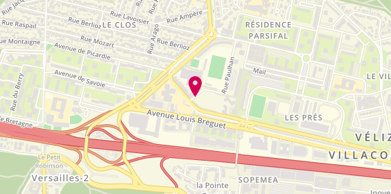 Plan de D Z Taxi Plaisir, 21 Rue Paulhan, 78140 Vélizy-Villacoublay