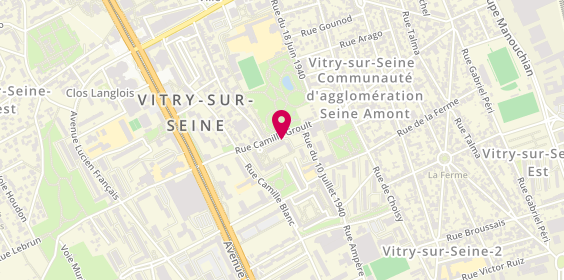 Plan de Abadou Mustapha, 113 Rue Camille Groult, 94400 Vitry-sur-Seine