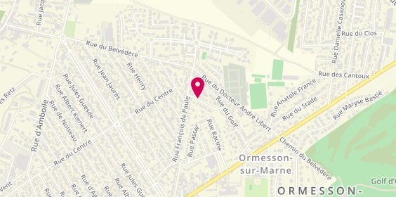Plan de Taxis d'Ormesson, 16 Rue Gabrielle de Santeny, 94490 Ormesson-sur-Marne