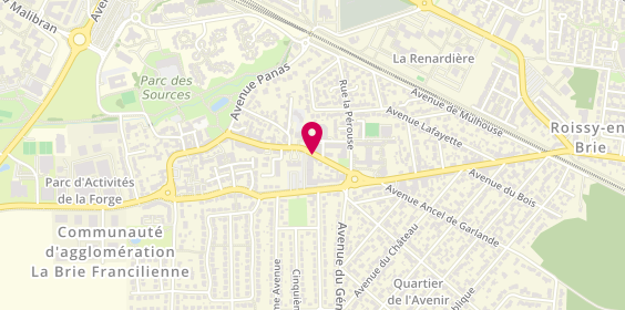 Plan de Taxi Quantin, 5 Ter Rue Pasteur, 77680 Roissy-en-Brie
