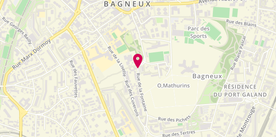 Plan de Taxis Starb, 4 Rue Fontaine, 92220 Bagneux