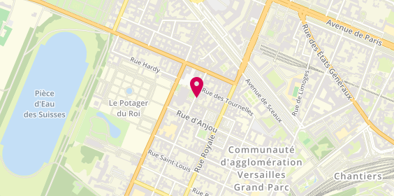 Plan de HiGH FLY TRANSPORT, 13 Rue Saint-Honoré, 78000 Versailles