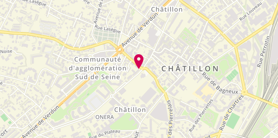 Plan de Taxi Chatillon Abid, 2 B Avenue de la Division Leclerc, 92320 Châtillon
