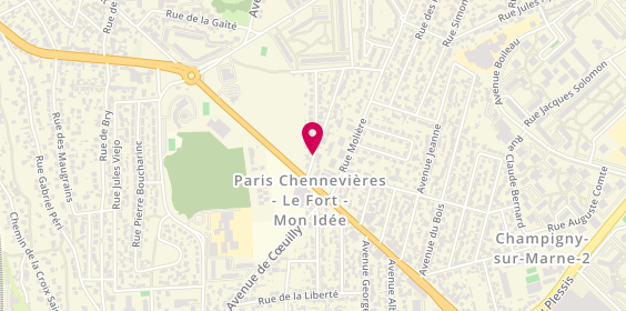 Plan de Taxi Pires, 8 T Avenue Résistance, 94430 Chennevières-sur-Marne