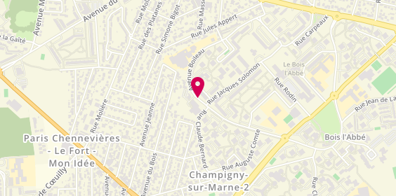 Plan de Cissé Bakari, 48 Avenue Boileau, 94500 Champigny-sur-Marne