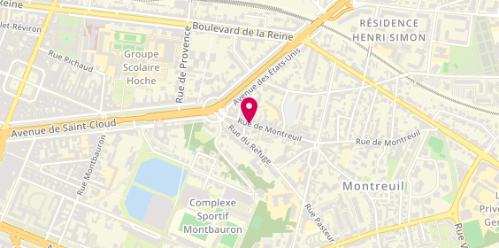Plan de Taxi panda, 10 Rue Montreuil, 78000 Versailles